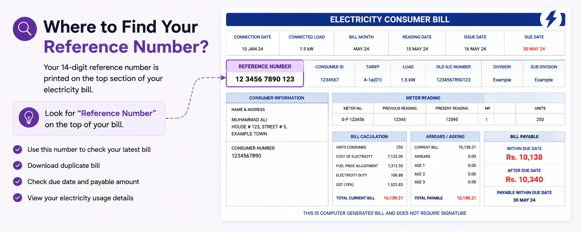 Where to Find Reference Number